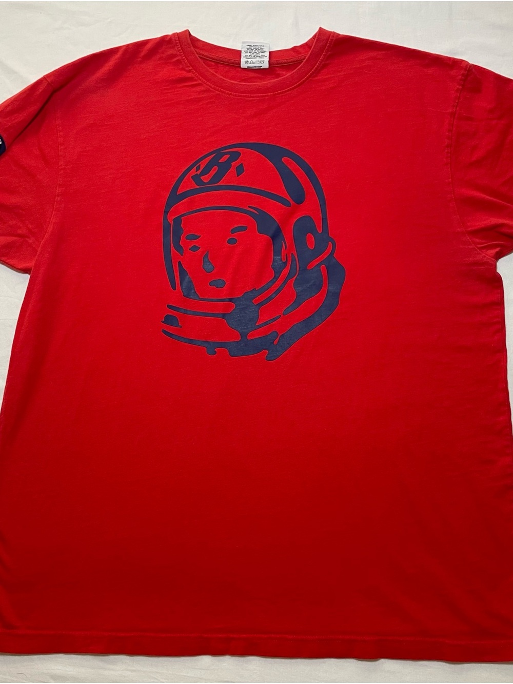 Billionaire Boys Club Shirt Mens XXL Red Astronaut Logo Arm Patch